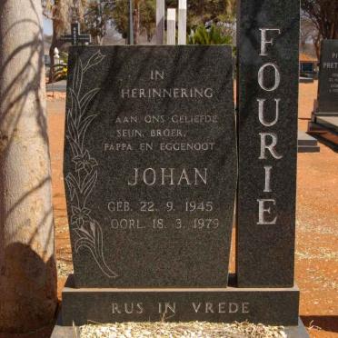 FOURIE Johan 1945-1979