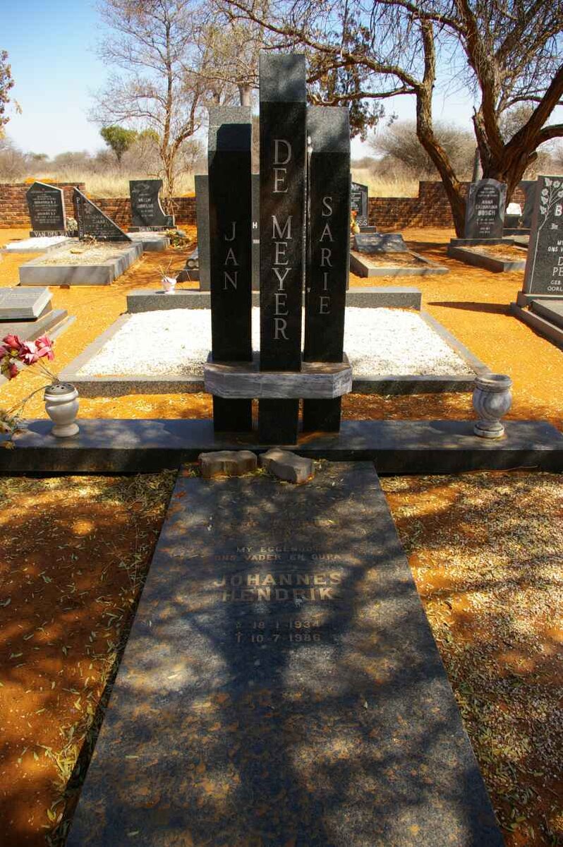 MEYER Johannes Hendrik, de 1934-1986