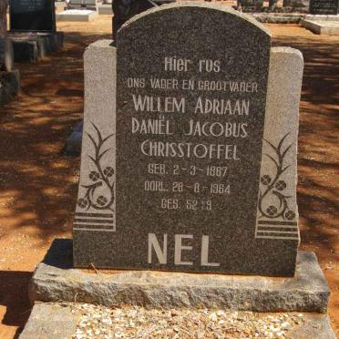 NEL Willem Adriaan Daniël Jacobus Chrisstoffel 1867-1964