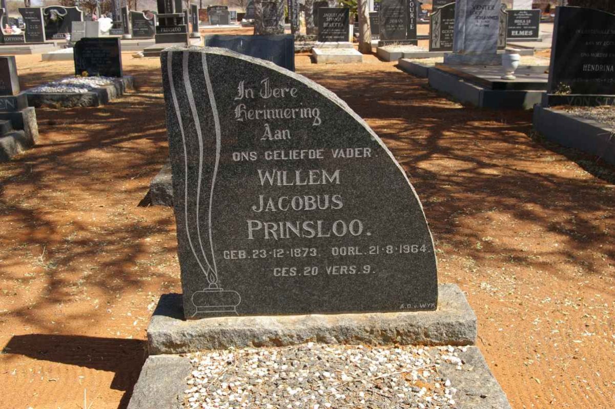 PRINSLOO Willem Jacobus 1873-1964