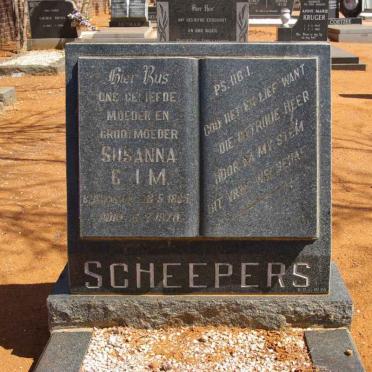 SCHEEPERS Susanna G.I.M. 1865-1970