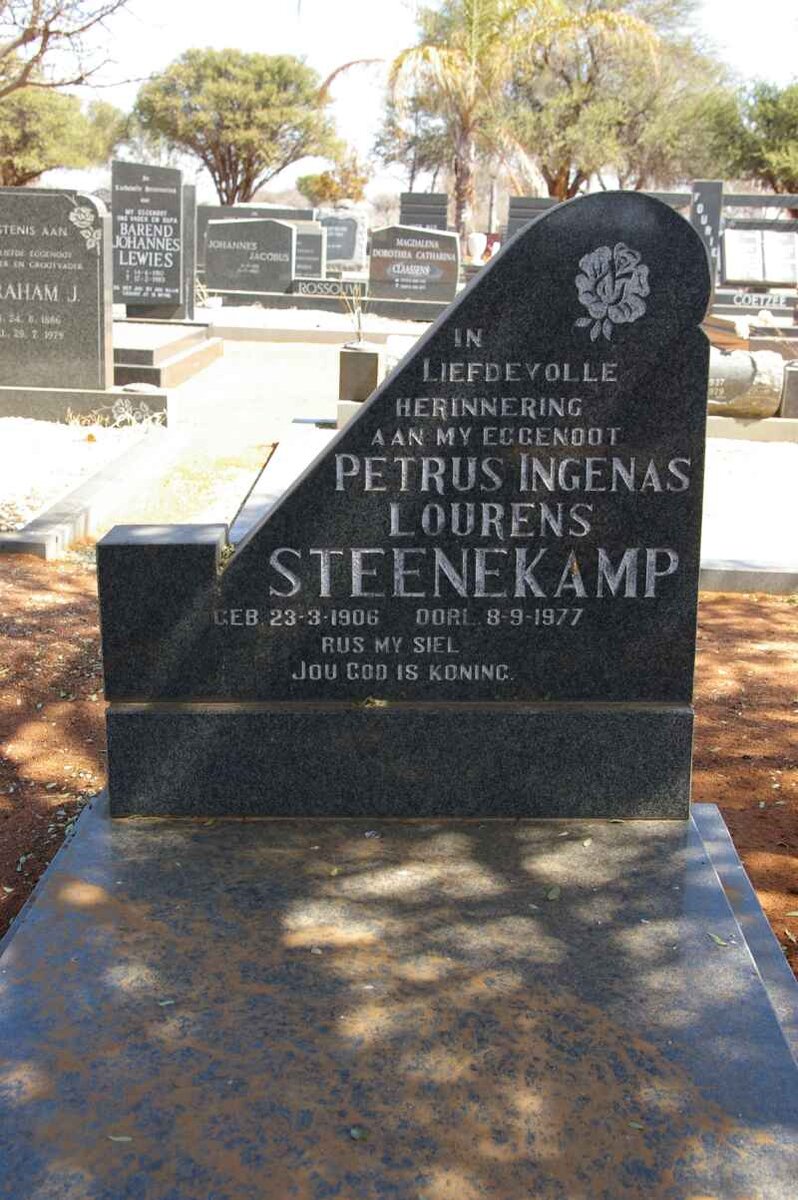STEENEKAMP Petrus Ingenas Lourens 1908-1977