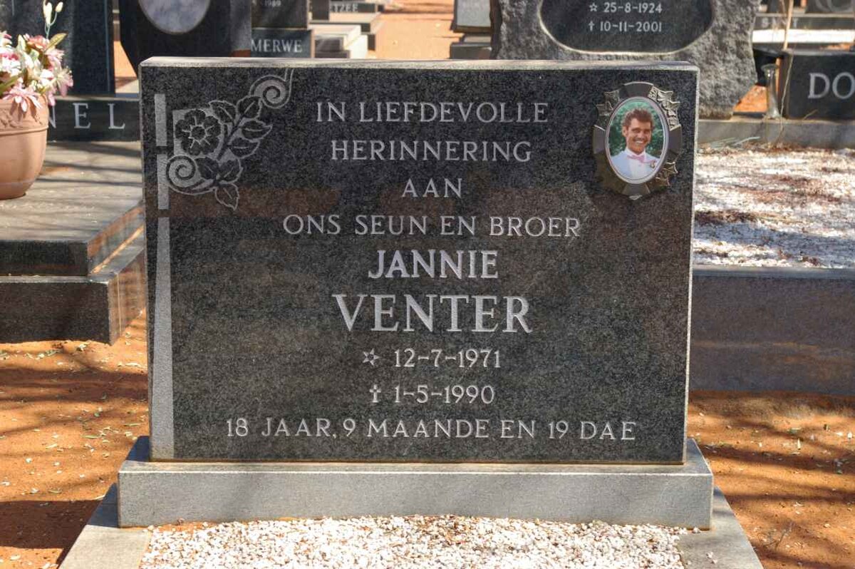 VENTER Jannie 1971-1990