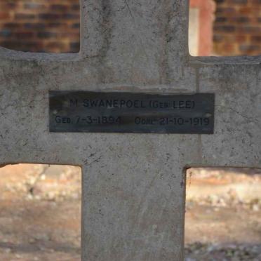 SWANEPOEL Magdalena nee LEE 1894-1919