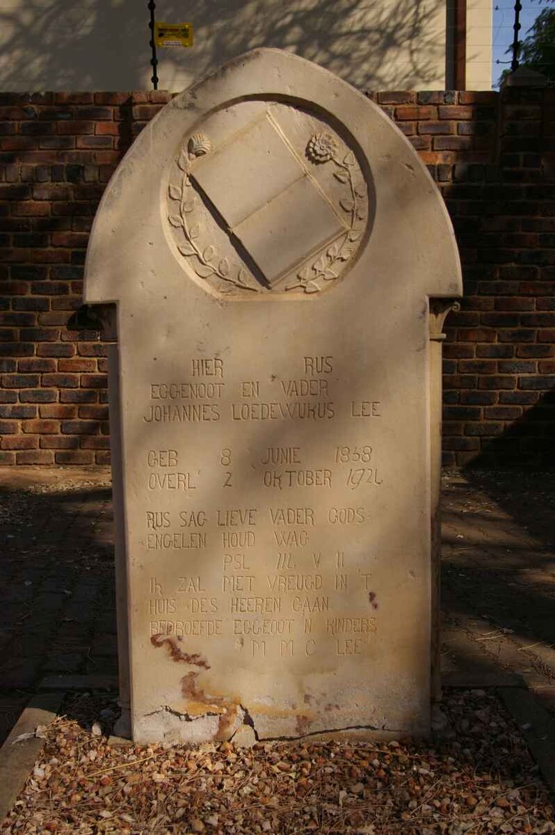 LEE Johannes Loedewukus 1858-1926