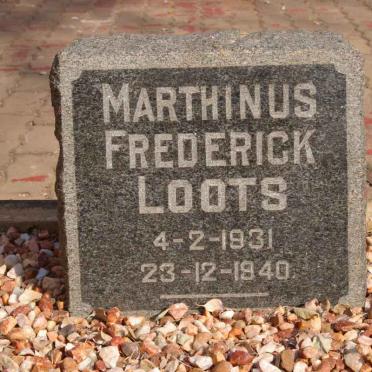LOOTS Marthinus Frederick 1931-1940