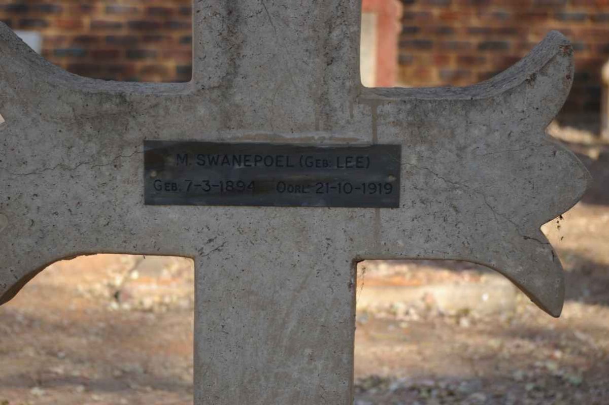 SWANEPOEL Magdalena nee LEE 1894-1919