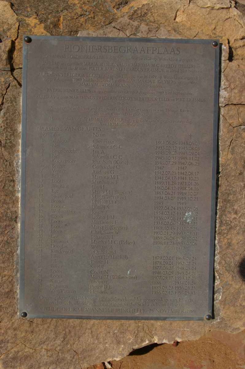 2. Pioniers Gedenkplaat