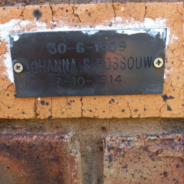ROSSOUW Johanna S. 1909-1914