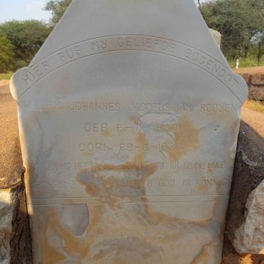 ROOYEN Willem Johannes Jacobus, van 1857-1937