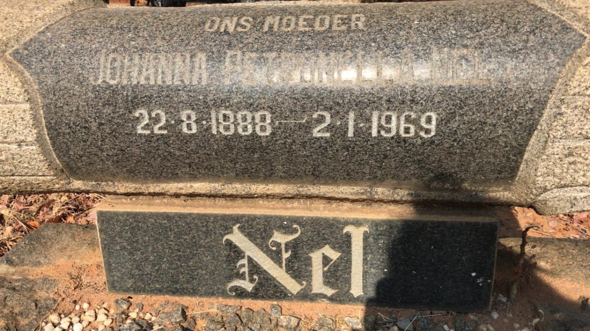 NEL Johanna Petronella 1888-1969