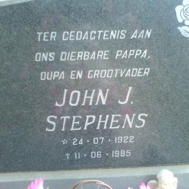 STEPHENS John J. 1922-1995