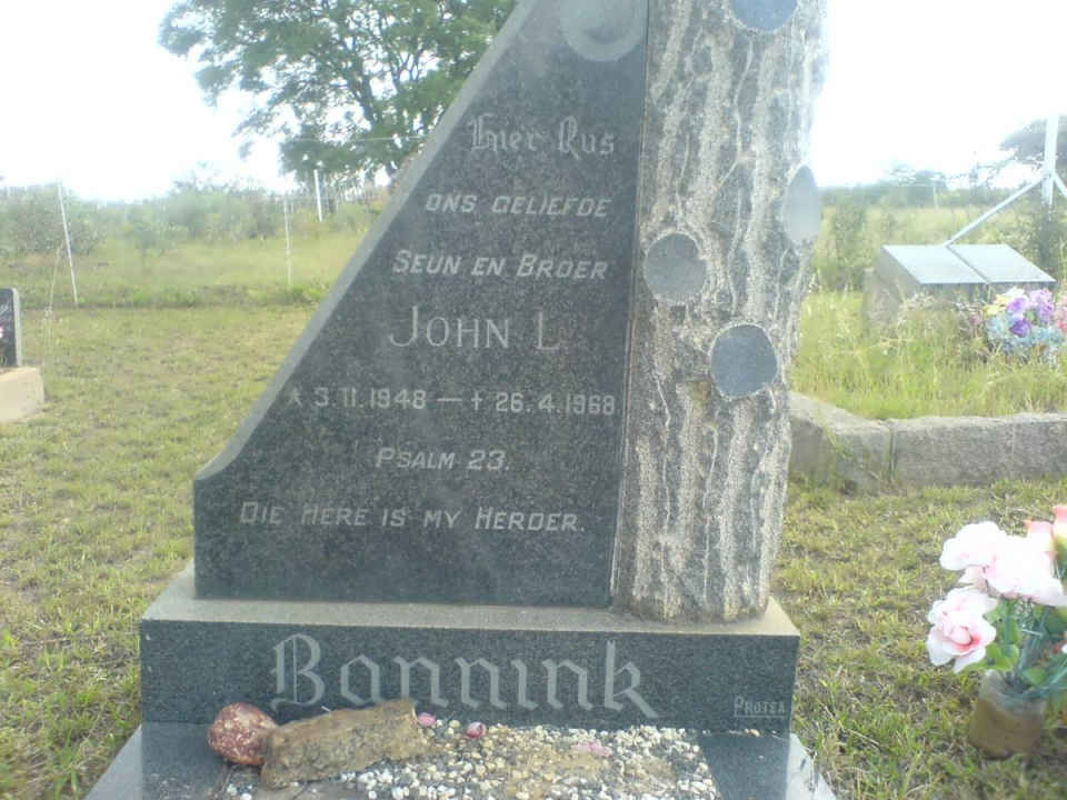 BANNINK John L. 1948-1968