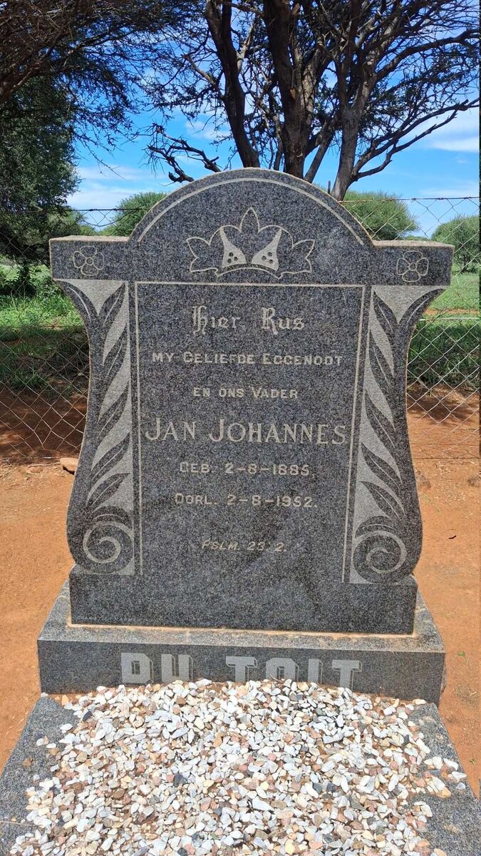 TOIT Jan Johannes, du 1885-1952 