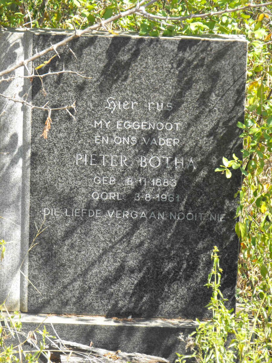 BOTHA Pieter 1883-1961