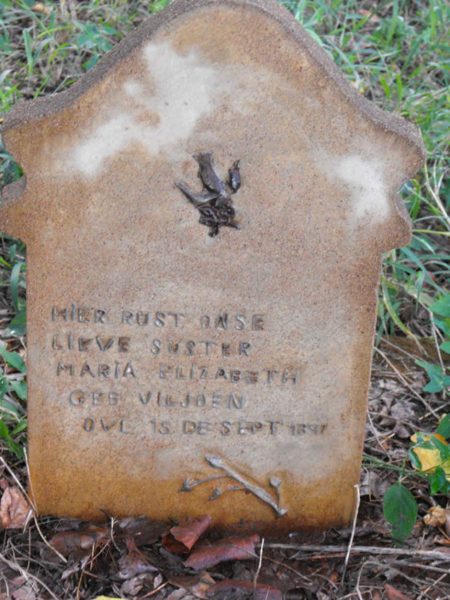 ? Maria Elizabeth nee VILJOEN -189?