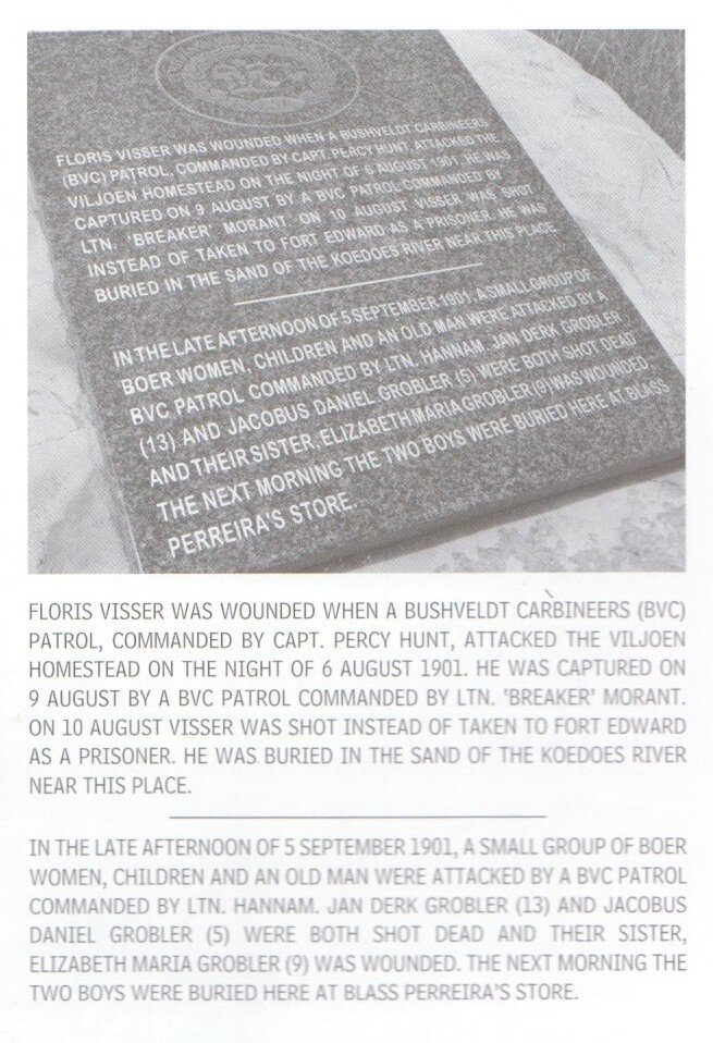 VISSER Floris -1901 :: GROBLER Jan Derk -1901 :: GROBLER Jacobus Daniel -1901