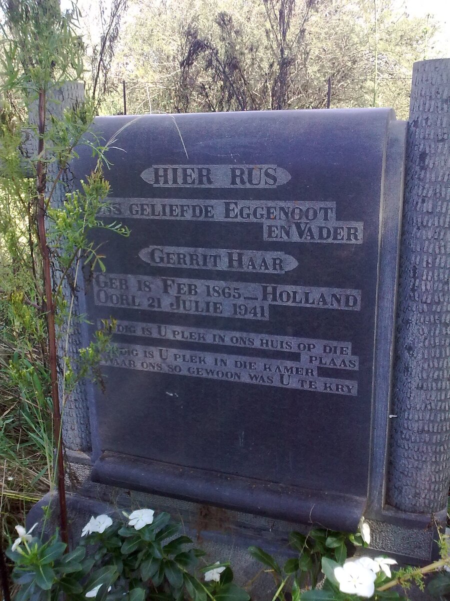 HAAR Gerrit 1865-1941