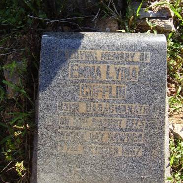 CUFFLIN Emma Lydia nee BARAGWANATH 1875-1967