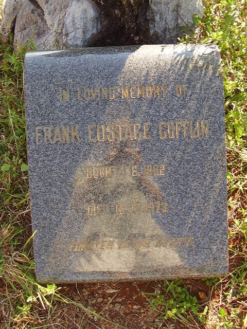 CUFFLIN Frank Eustace 1902-1973