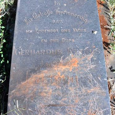 PRETORIUS Gerhardus Petrus Jacobus 1889-1956