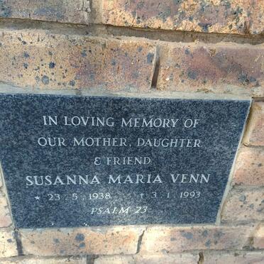 VENN Susanna Maria 1938-1993
