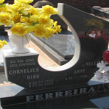 FERREIRA Cornelius Dirk 1933-2006 &amp; Nellie Anny 1935-