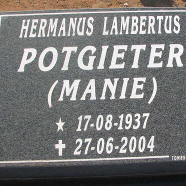 POTGIETER Hermanus Lambertus 1937-2004