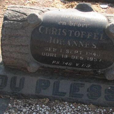 PLESSIS Christoffel Johannes, du 1940-1957