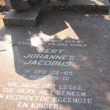 POTGIETER Gert Johannes Jacobus 1951-1996