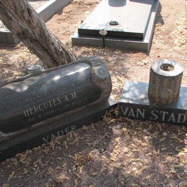 STADEN Hercules A.M., van 1918-1978 &amp; Adriana E. 19?8-1999