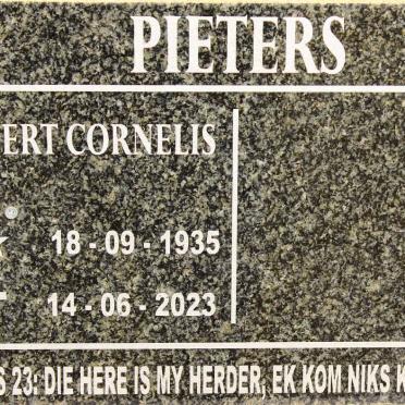 PIETERS Gert Cornelis 1935-2023