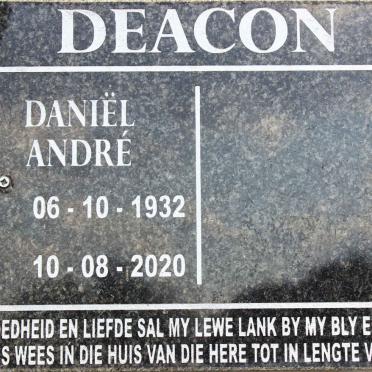 DEACON Daniel Andre 1932-2020