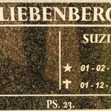 LIEBENBERG Suzie 1959-2009