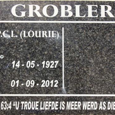 GROBLER P.C.L. 1927-2012