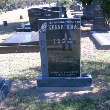 DANN Kenneth Hal 1921-1999