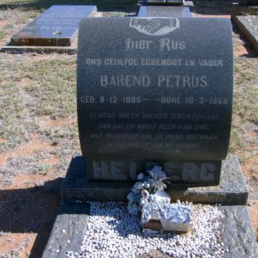 HELBERG Barend Petrus 1885-1958