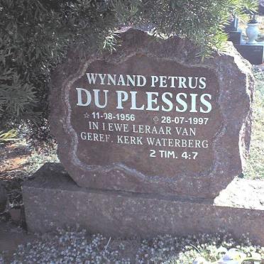 PLESSIS Wynand Petrus, du 1956-1997