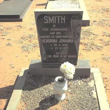SMITH Hendrina Johanna 1894-1977