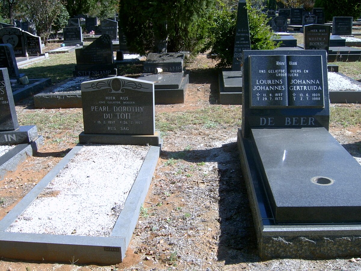 TOIT Pearl Dorothy, du 1897-1973