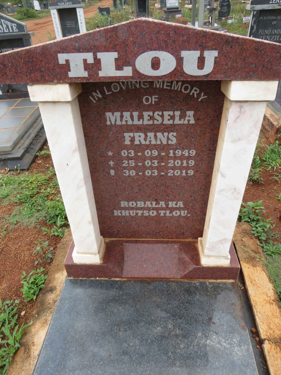 TLOU Malesela Frans 1949-2019