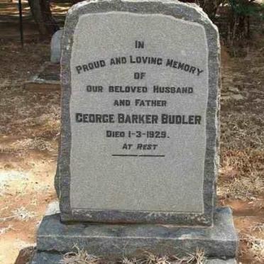 BUDLER George Barker -1929