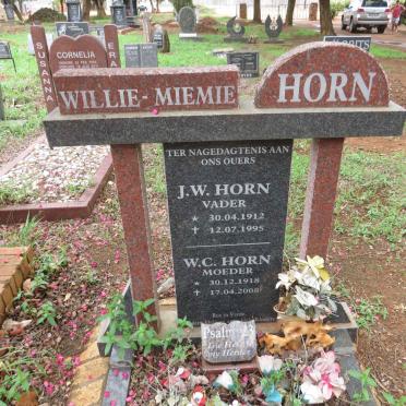 HORN J.W. 1912-1995 & W.C. 1918-2008