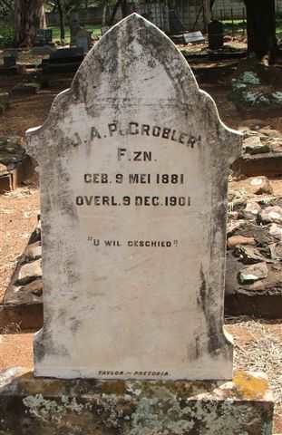 GROBLER J.A.P. 1881-1901