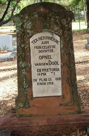 DOOL Cornelia, van den -1918