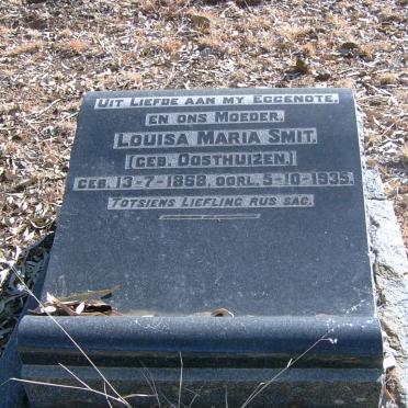 SMIT Louisa Maria nee OOSTHUIZEN 1868-1935