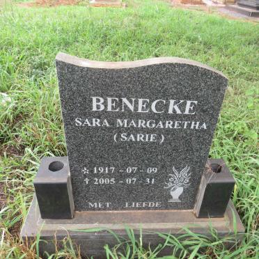 BENECKE Sara Margaretha 1917-2005