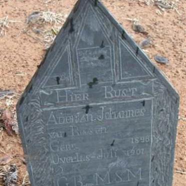 ROOYEN Aderjan Johannes, van 1896-1901