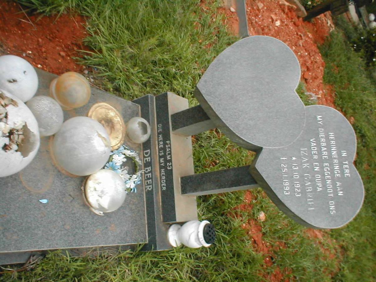 BEER Izak Gabriel, de 1923-1993