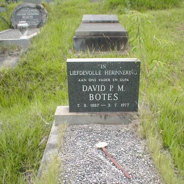 BOTES David P.M. 1887-1977